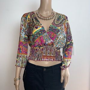 🌸4/$35 Funkadelic Multi Color Top🌸